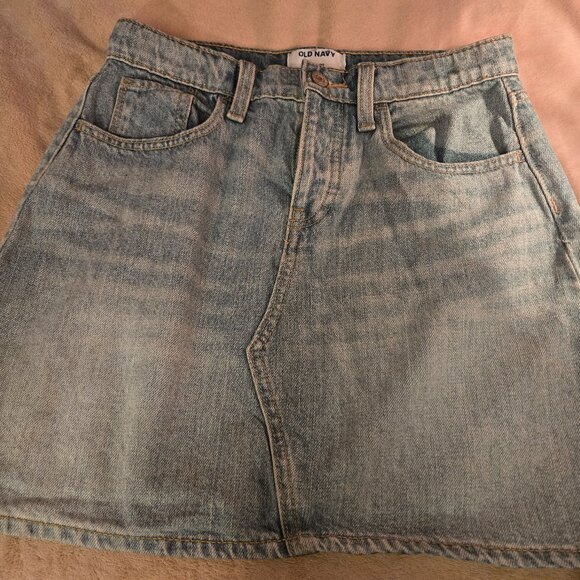 Old Navy Dresses & Skirts - Old Navy Vintage Wash Lana Del Rey Core Denim Skirt